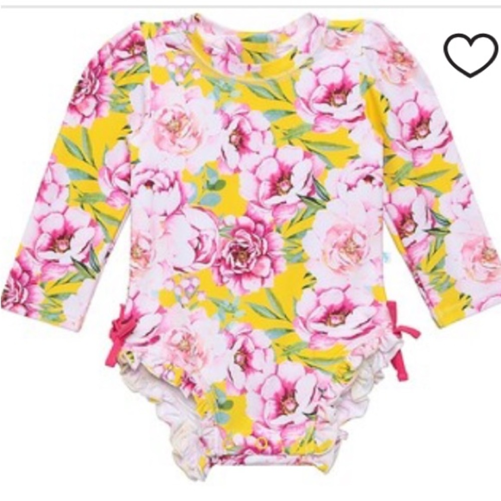 Baby's & Little Girl's Elody Ruffle Rashguard 12-18 M